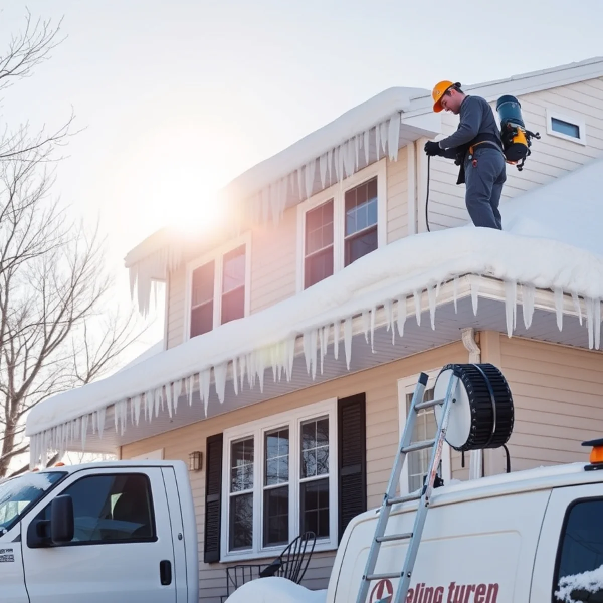 Ice Dam & Roof Leak Water Damage in New Berlin NY