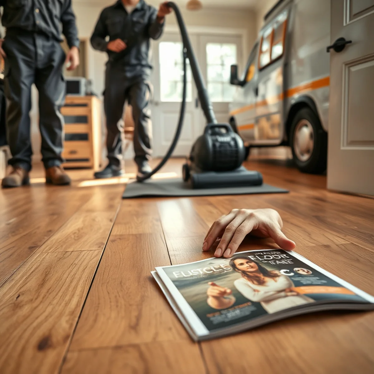 Rescue drying mats saving historic wide-plank pine flooring from cupping in Pittsfield home